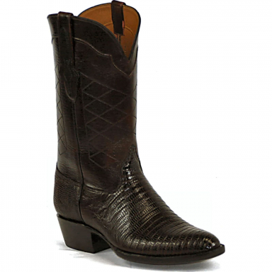 Black Jack Pecos Design Teju-Ring Lizard Cowboy Boot 8277