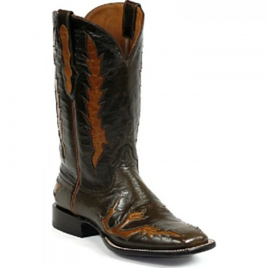 Black Unisex Jack Vamp Inlay 53 Jerry Inlays European Goat Cowboy Boot