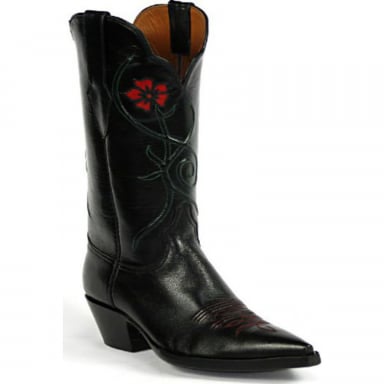 Black Jack Zoe Design European Goat Cowboy Boot 8652
