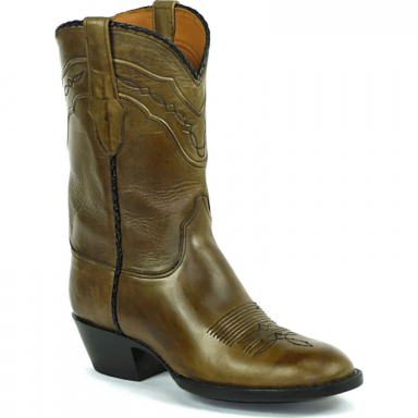 Black Jack Mens El Paso Cord With Braided Seams Ranch Hand Cowboy Boot