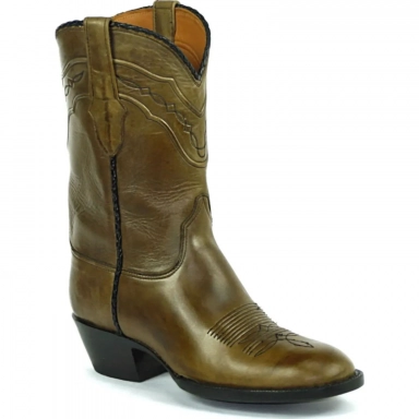 Black Jack Mens El Paso Cord With Braided Seams Ranch Hand Cowboy Boot