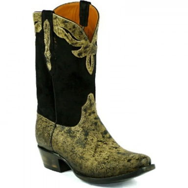 Black Unisex Jack Plain Tops With Collar 2 Giraffe Cowboy Boot