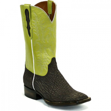 Black Unisex Jack Stitch 258 Shark Cowboy Boot