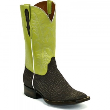 Black Unisex Jack Stitch 258 Shark Cowboy Boot