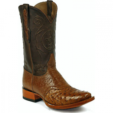 Black Jack Tri-Star Cording Full Quill Ostrich Cowboy Boot 978