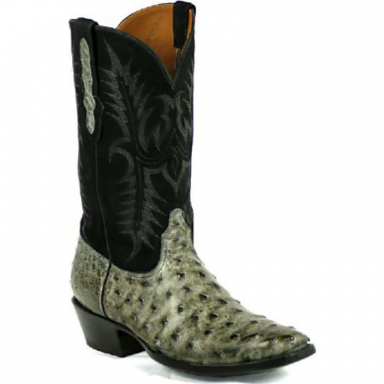 Black Jack Stitch # 258 Full Quill Ostrich Cowboy Boot 988