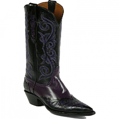 Black Jack Stitch # 720 Craftsman Hand-Tooled Cowboy Boot HT-106