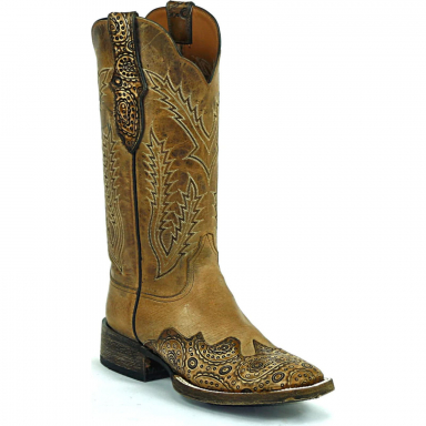 Black Jack Stitch # 1200 Craftsman Hand-Tooled Cowboy Boot HT-1819