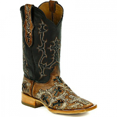 Black Jack Billy Stitch # 1 Craftsman Hand-Tooled Cowboy Boot HT-303