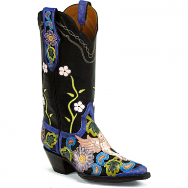 Black Jack Khloe Craftsman Hand-Tooled Cowboy Boot HTR-261