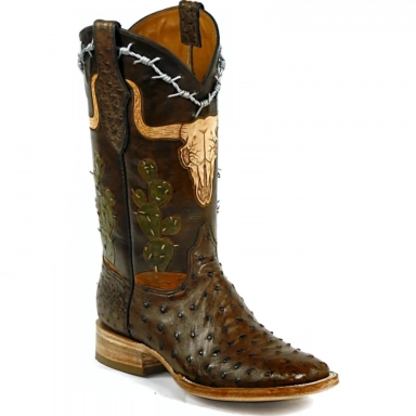 Black Jack Mens Hand Tooled Ranchers Design Craftsman Hand-Tooled Sale