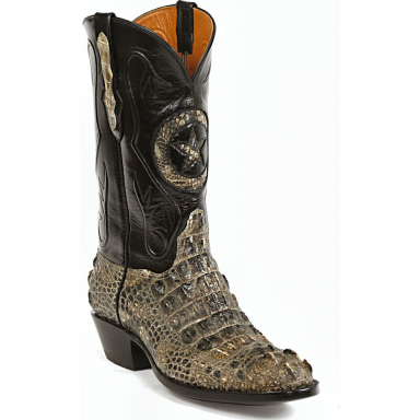 Black Jack Lone Star Inlay Alligator Hornback Cowboy Boot NT180