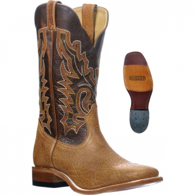 Boulet Mens Damiana Moka Shoulder Old Town Stockman Boot 0317