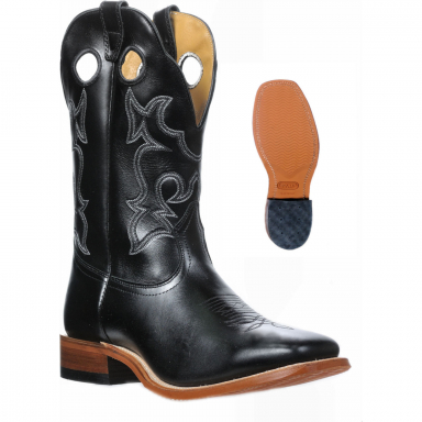 Boulet Mens Torino Calf Black Stockman Boot 0318