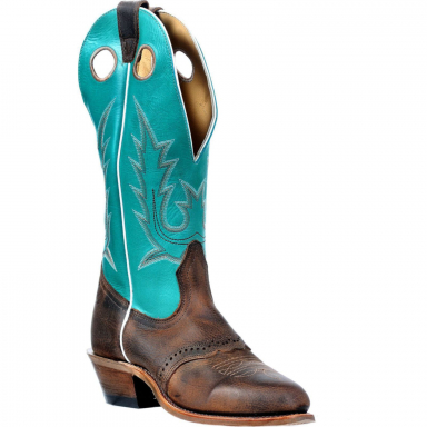 Boulet Womens West Turqueza Rough Rider Sonora Horseman Boot 0341