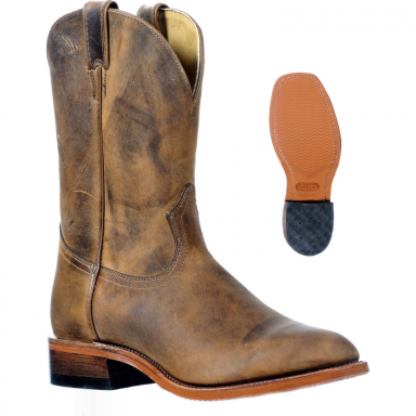 Boulet Mens Hillbilly Golden Stockman Boot 0372