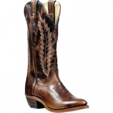 Boulet Womens Damiana Moka Cowboy Toe Cowgirl Boot 2932