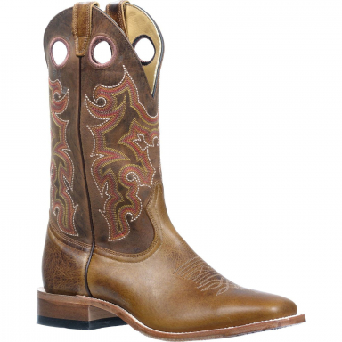 Boulet Mens Western Boot with Stockman Heel 2977