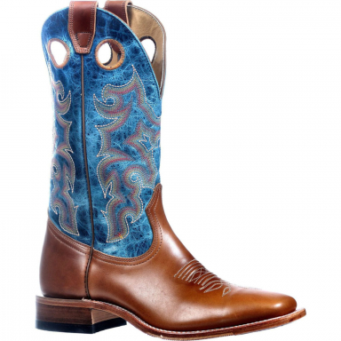 Boulet Mens Western Boot with Stockman Heel 3915
