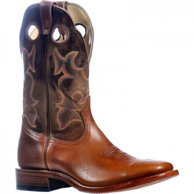 Boulet Mens Western Boot with Stockman Heel 3916