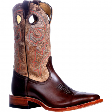 Boulet Mens Western Boot with Stockman Heel 3919