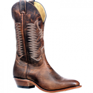 Boulet Mens Western Boot with Cowboy Heel 3928