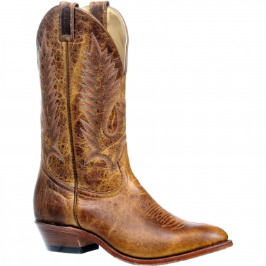 Boulet Mens Western Boot with Cowboy Heel 3930