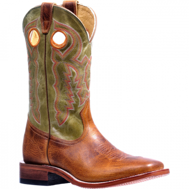 Boulet Mens Cedro Matcha Navajo Sunshine Stockman Boot 4901
