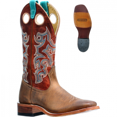 Boulet Womens Volgo Amber Hillbilly Golden Stockman Boot 4926