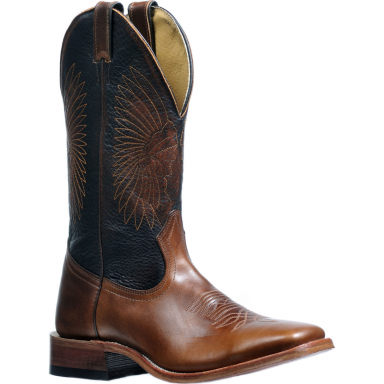 Boulet Mens Hooligan Tan Oxford Natural Stockman Boot 4929