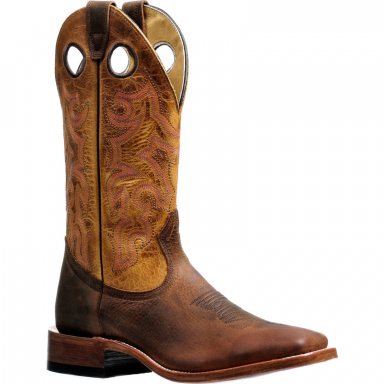 Boulet Mens Navajo Sunshine Rough Rider Sonora Stockman Boot 4938