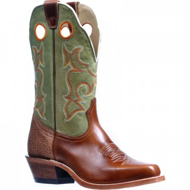 Boulet Mens Cedro Matcha Oxford Antique Tan Horseman Boot 4939