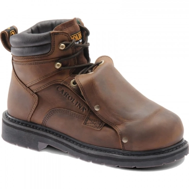 Carolina Mens 6 Inch Steel Toe Premium Leather Work Boot Style