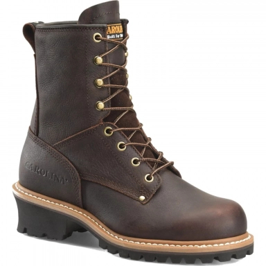 Carolina Womens 8 Inch Steel Toe Premium Leather Logger Work Boot