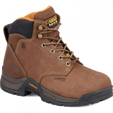 Carolina Womens 5 Inch Brown Leather Aluminum Toe Metguard Work Boot