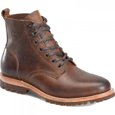 Carolina Mens Brown Premium Leather Safety Toe Work Boot Style