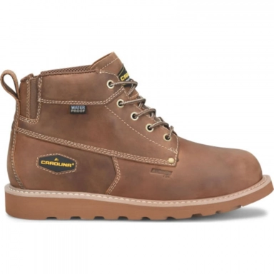 Carolina Mens Premium Leather Safety Toe EZ-On Work Boot