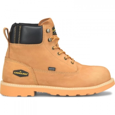 Carolina Mens Premium Leather Safety Toe EZ-On Work Boot Style