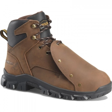 Carolina Mens 6 Inch Brown Leather Steel Toe Metguard Work Boot