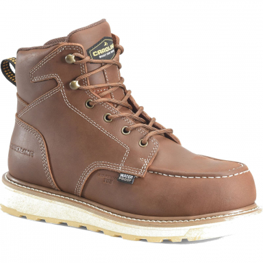 Carolina Mens 6 Inch Leather Composite Toe Waterproof Work Boot