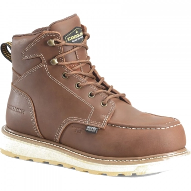 Carolina Mens 6 Inch Leather Composite Toe Waterproof Work Boot