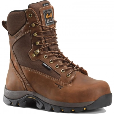 Carolina Mens Copper Brown 8 Waterproof Insulated Composite Toe Lace