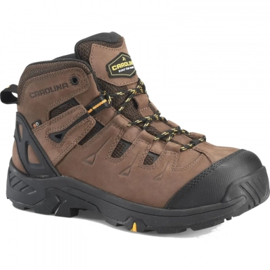 Carolina Mens 5 Inch Brown Premium Leather Composite Toe Work Boot