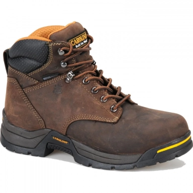 Carolina Mens 6 Inch Safety Toe Waterproof Insulated Work Boot Brown