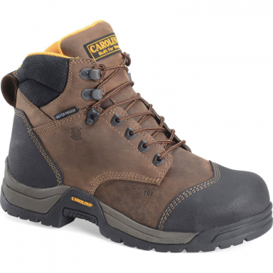 Carolina Mens 6" ESD Waterproof Carbon Composite Broad Toe Work Boot CA5522