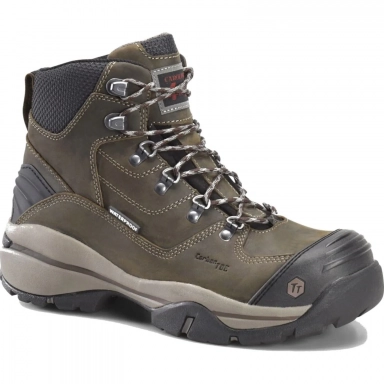 Carolina Mens 6 Inch Carbon Composite Toe Waterproof Work Boot Green