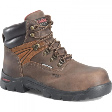 Carolina Mens 6 Inch Brown Leather Composite Toe Premium Edition