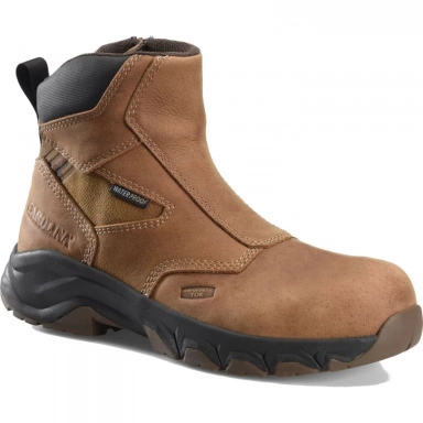 Carolina Mens 6 Inch Composite Toe Waterproof Side Zip Work Boot