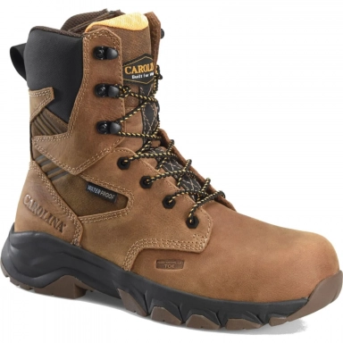 Carolina Mens 8 Inch Composite Safety Toe Waterproof Work Boot