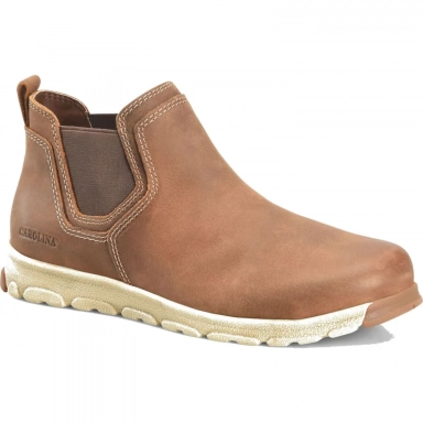 Carolina Mens Brown Premium Leather Aluminum Toe Work Boot Style